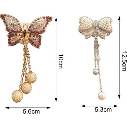 Air Freshener Vent Clip Bowknot Shape Inlay Alloy Auto Fresh Fragrance Air Conditioning Vent Perfume Clip for Car Accessories