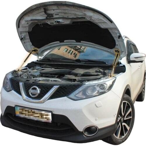 For Nissan Qashqai J11 2013-2017 Front Bonnet Hood Modify Gas Struts Carbon Fiber Spring Damper Lift Support Absorber