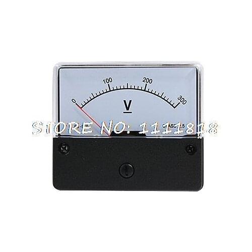 Plastic Housing Panel Meter Analog Voltmeter DC 0-300V YS-670