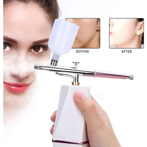 Portable Cosmetic Airbrush Makeup Spray Air Brush Oxygen Sprayer Face Moisturizing Body Paint Nail Painting Tattoo Airbrush Gun