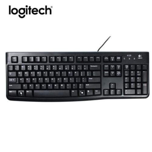 Logitech K120 PC Computer USB Wired Keyboard For Computer Waterproof Keyboard