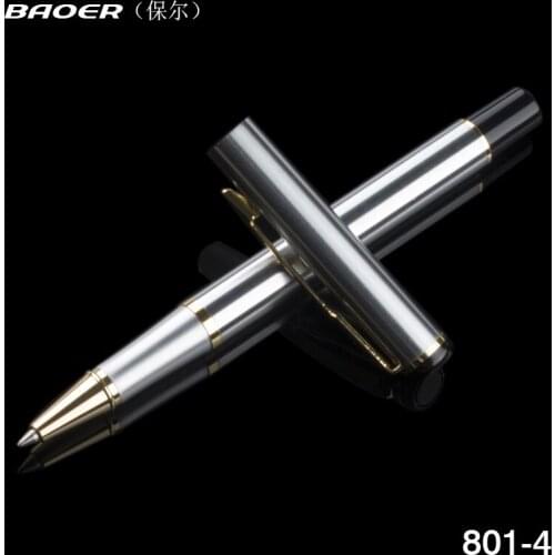 BAOER Executive Golden and Silver roller ball pen Stationery School&Office Writing Pen