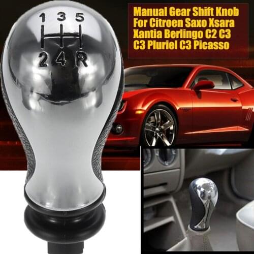 5 Speed Shift Lever Gear Head Manual Gear Shift Knob For Citroen Saxo Xsara Xantia Berlingo C2 C3 C3 Pluriel C3 Picasso C-Quatre