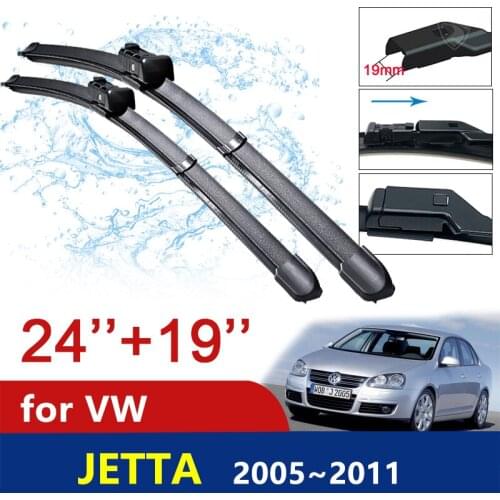 Car Wiper Blade for VW Jetta A5 5 MK5 2005~2011 2PCS 2006 2007 2008 2009 2010Front Windscreen Wipers Car Accessories Stickers