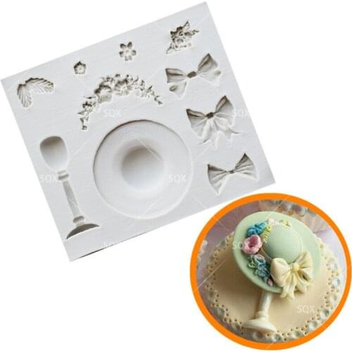 Girl Hat Fondant Cake Baking Molds,Moule Silicone,Cake Decorating Tools Pastry Tools Kitchen Accessories SQ16132
