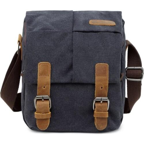 CAREELL C264 Vintage Canvas Photography Shoulder Bag Sling SLR Camera Carrying Case Small Travel Bags for Nikon Sony Canon