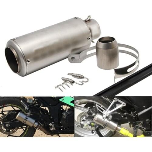 Motorcycle exhaust muffler escape exhaust muffler exhaust pipe 51 mm 61 mm For Yamaha FZ1 FAZER FZ6 FZ6R FZ8 XJ6 YZF R1 R6 R3