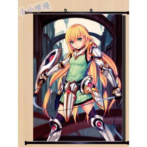 Japanese Decorative Pictures Anime Kai-Ri-Sei Million Arthur Uasaha & Falsaria & Kika-gata Nimue Home Decor Wall Scroll Poster