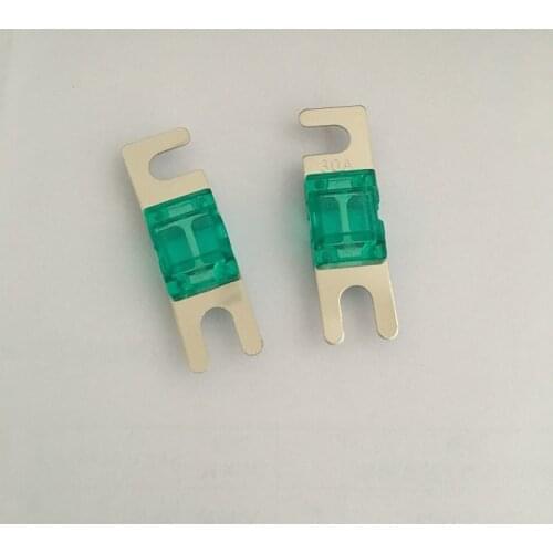 10PCS/LOT Good Quality Auto Car Audio Nickel Plated 30A AFS Fuse MINI ANL Fuse