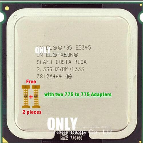 Free shipping E5345 CPU processor /2.33GHz /LGA771/8MB L2 Cache/Quad Core/ server CPU