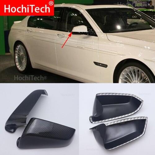 For BMW 7 Series F03 2009 2010 2011 High quality Carbon fiber side mirror housing mirror cover Rearview mirror Accessories