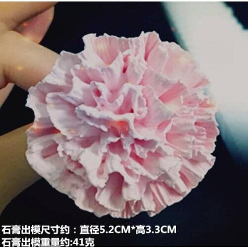 C1104 Carnation Car Outlet Clamp Cake Decoration Mould Handmade soap mold silicone diy