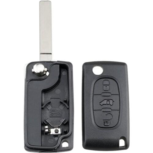 Fits for Peugeot Partner for Citroen Berlingo Or Dispatch 3 Button Key Fob Remote Case Key Case Key Protector