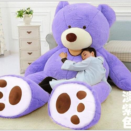 Wholesale 1m-2.6m American Giant Bear Skin Teddy Bear Soft Plush Toys For Children Baby Brinquedos Good Quality Cheap Price