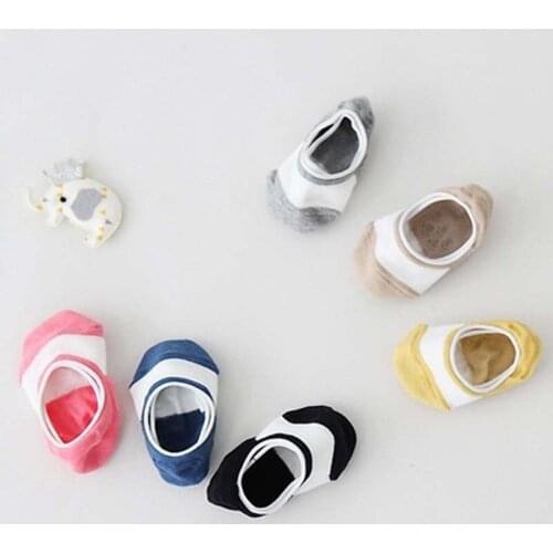 Baby shoes socks Children Infant Cartoon Socks Baby Gift Kids Indoor Floor Socks Leather Sole Non-Slip Thick Towel Socks