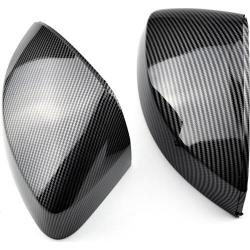 For Audi A3 S3 8V RS3 2013 2014 2015 2016 2018 2017 2019 One Pair Carbon Fiber Car Rearview Mirror Cover Cap Car Accessories