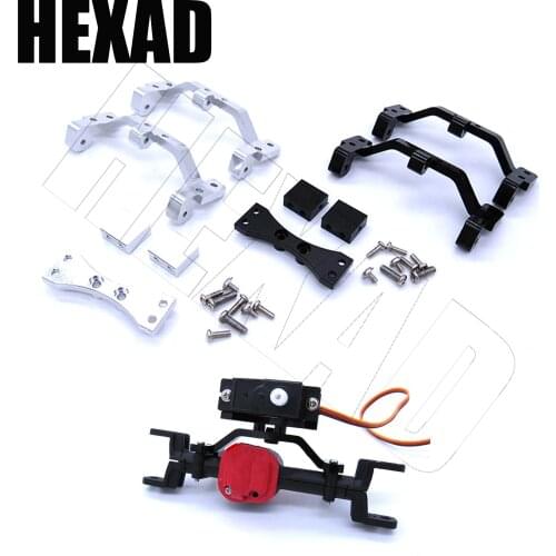 For MN D90 D91 D96 D99S RC Car Metal Tie Rod Linkage Mount Axle Up Servo Bracket Set for MN RC Car DIY Parts