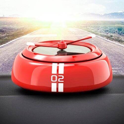 Solar Interstellar Double-ring Rotating Suspended Aromatherapy Air Conditioning Outlet Perfume Diffuser Car Ornament