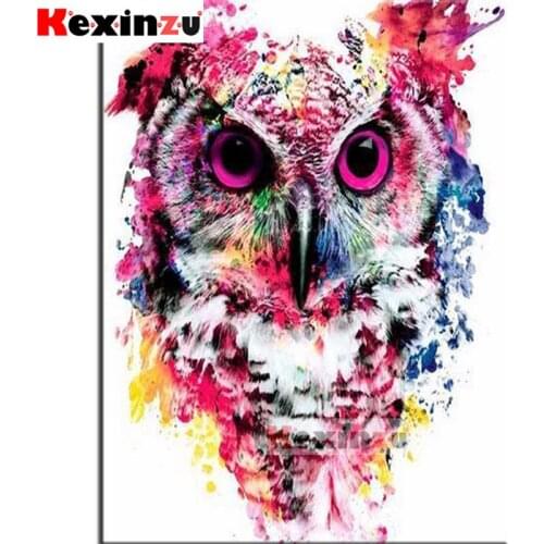 KEXINZU 5D DIY Full Square Drill Diamond Painting Red eagle 3d Mosaic Diamand Embroidery Wedding Room Decoration K0313