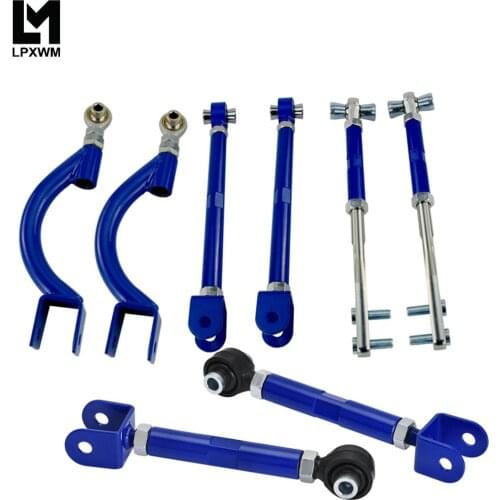 CHASSIS COMPONENTS FOR 95- 98 240SX S14 S15 CAMBER+TRACTION+TENSION+TOE FRONT REAR SUSPENSION kits