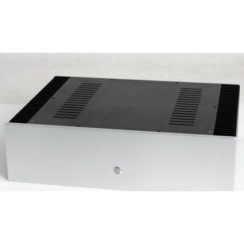 DIY BOX 430X310X120mm Heat Dissipation All-aluminum Power Amplifier Chassis on Both Sides 4312 Pure Rear Class A Luxury Chassis