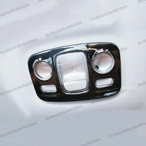 Lsrtw2017 Stainless Steel Roof Reading Light Frame Trims for Peugeot 3008 5008 2017 2018 2019 Accessories Auto Styling