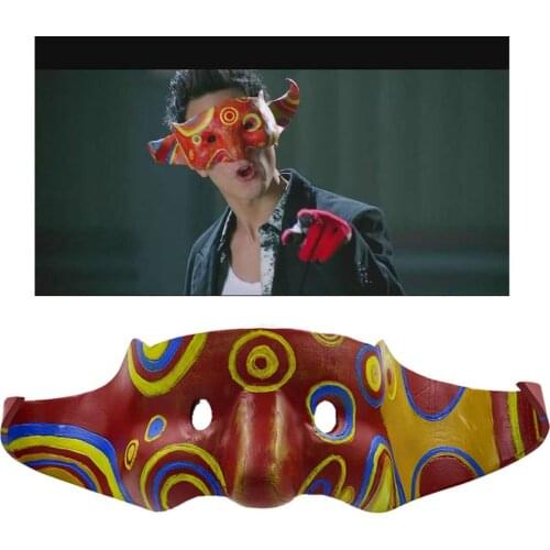 Movie New Police Story Daniel Wu Mask Resin Half Face Cosplay Halloween Masks