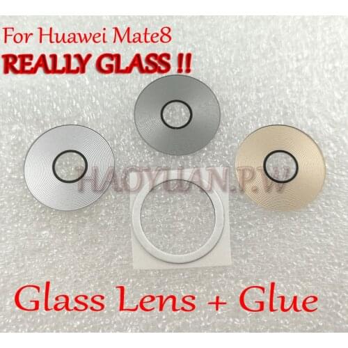 2PC 100% New Original Rear Back Camera Glass Lens Cover with Adhesive For Huawei Mate8 Mate 8 MT8 Fast Ship