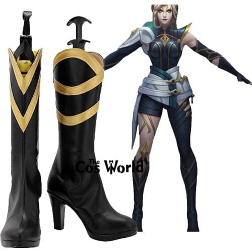LOL Diana Games Customize Cosplay High Heels Shoes Boots