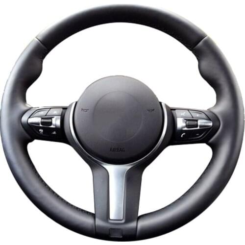 Car Steering Wheel Cover For BMW F87 M2 F80 M3 F82 M4 2 M5 F12 F13 M6 F85 X5 M F86 X6 M F33 F30 M Sport Steering Wheel Braid