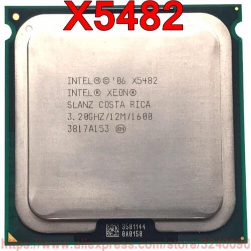 Original Intel CPU Xeon X5482 Processor 3.20GHz/12M/1600MHz Quad-Core Socket 771 free shipping speedy ship out