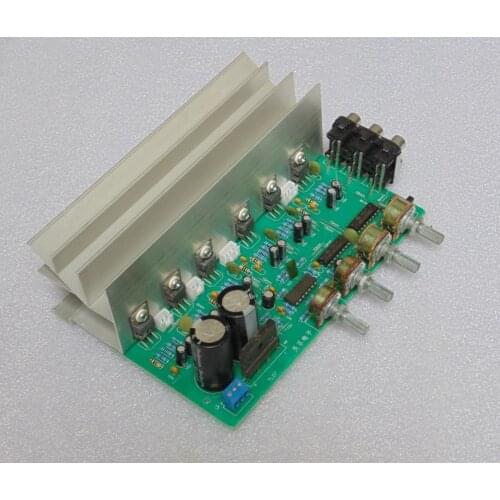 LM1875 5.1 Power Amplifier Board Ultra Large Radiator Power Amplifier Integrated Ultra 2030 Bass Power Amplifier