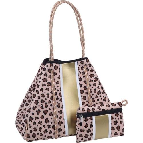 Luxury Women Shoulder Bag Large Neoprene Light Handbag Travel Vacation Tote Designer Beach Bags