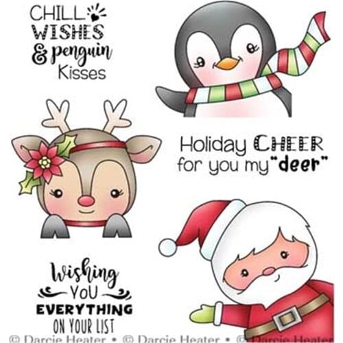 Cute Transparent Clear Silicone Stamps for DIY Scrapbooking Card Making diy photo album Decorative animal