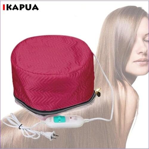 Deep Conditioning Heat Cap Steamer Hair Care Beauty Machine Conditioning Heating Steamcap Hairdressing Baked Oil US EU plug