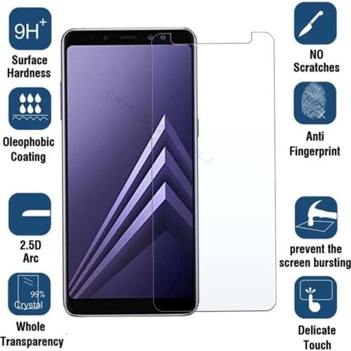 For Samsung galaxy a8 2018 glass for Samsung a8 a 8 plus 2018 screen protector tempered glas 9h protective film protection