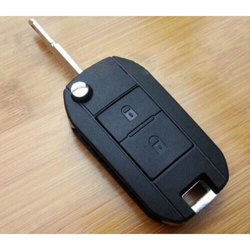 2 Buttons Replacement Modified Flip Folding Remote Key Shell Case For Citroen C2 Fob Key Cover