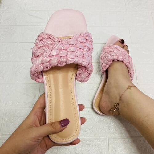 2021 Summer Fashion New Slippers for Women Ladies Comfortable Casual Home Flat Sandals Female Original Kawaii Shoes Plus Size 42