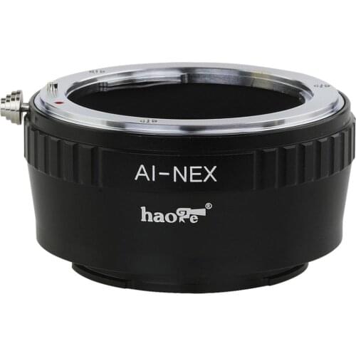 Haoge Lens Mount Adapter for Nikon AI Mount Lens to Sony E-mount NEX Camera