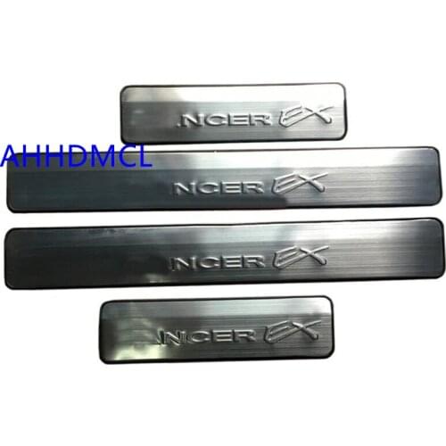 Car Welcome Pedal Threshold Strip Door Sill Strip For Mitsubishi Lancer EX 2010 2011 2012 2013 2014 2015 2016 2017 2018