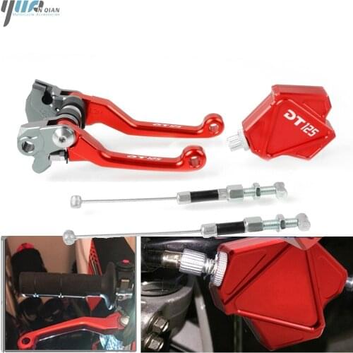 For SUZUKI DT230 LANZA DT 230 LANZA 1997-2011 2010 2009 08 CNC Dirt Bike Pivot Brake Clutch Levers Easy Pull Clutch Lever System