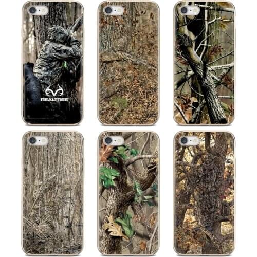 For iPod Touch iPhone 10 11 12 Pro 4S 5S SE 5C 6 6S 7 8 X XR XS Plus Max 2020 Soft TPU Case Realtree Real Tree Camo
