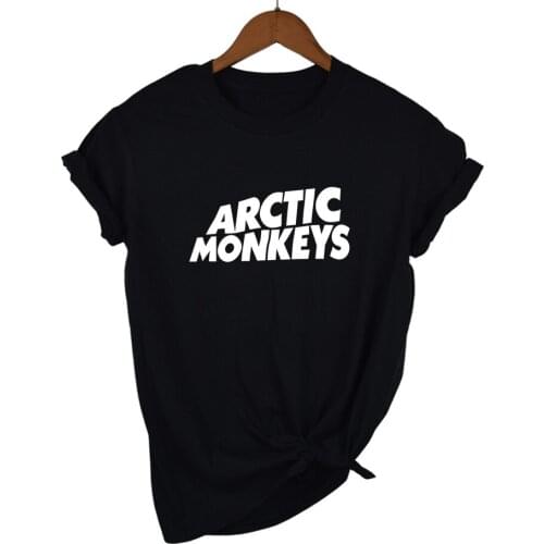 2020 new arrived ARCTIC MONKEYS t shirt women Cotton streetwear vintage tshirt women Harajuku Hip Hop Tee Basic T-shirt Hipster