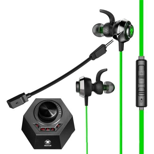 PLEXTONE G50 Game Earphone 3.5mm Headset DSP Sound Processor HiFi Vibration Gaming Bass Noise Cancelling with Dual Mic vs xiaomi