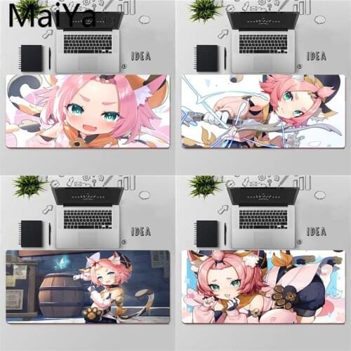 Maiya High Quality Genshin Impact diona laptop Gaming mouse pad Free Shipping Large Mouse Pad Keyboards Mat