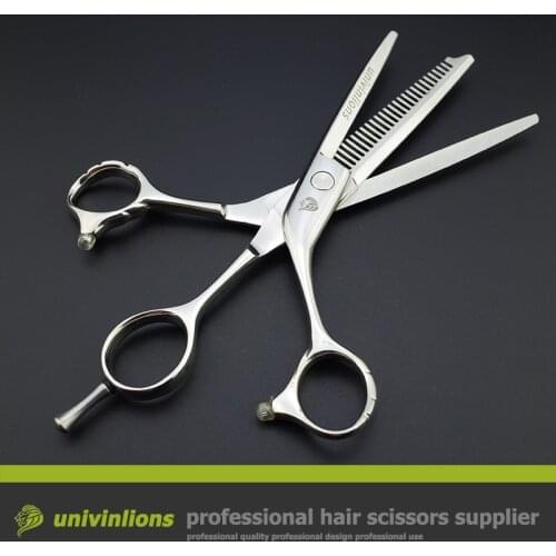 6.5" cutting thinning 2 in 1 professional haircut scissors hairdressing shears hair scissors pinking for barber scissors japan