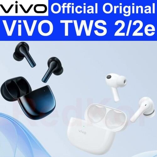 Original VIVO TWS 2 2e Earphone TWS Earbuds 14.2mm AptX AAC SBC BT5.2 IP54 Headset X60 PRO PLUS X50 X30 Pro iqoo Nex3 U3