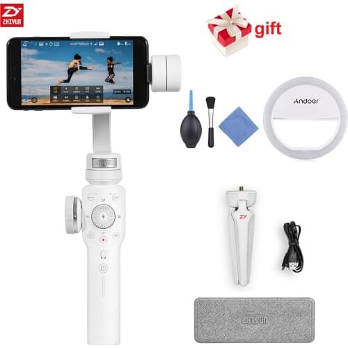 Genuine ZHIYUN Smooth 4 3-Axis Handheld Gimbal Stabilizer for iPhone X 8 Plus 7 6 SE for Samsung Galaxy S9 8 7 Smartphone Gimbal