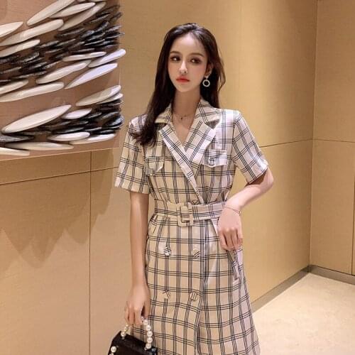 SPENIC TENSIC Fashionable Dresses In A Cage