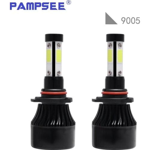 Pampsee 4 Side Lumens 80W 8000lm 9005 HB3 LED Car Headlight Bulbs Auto Headlamp LED Lights 12v 24v for Nissan Hyundai VW Toyota